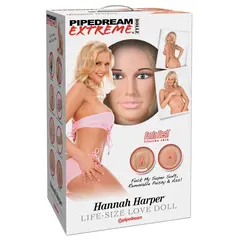 Секс кукла Hannah Harper Life-Size Pipedream – 3D лице, вагина и анус, светъл тен