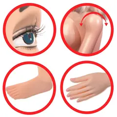 Секс кукла B.J. Betty Oral Sex Life-Size Pipedream – 3D лице, уста, вагина и анус, светъл тен