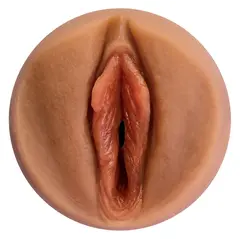 Мастурбатор Shower Therapy Soothing Scrub PDX Plus – телесен тъмен цвят, вагинален канал, със засмукване, 20.7 см