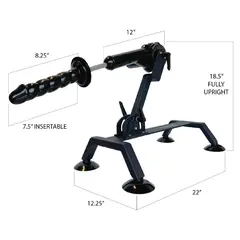 BDSM секс машина с дистанционно Body Dock Sex Machine Fetish Fantasy Series – черна