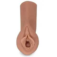 Мастурбатор вагина Sorority Snatch PDX Extreme – еластичен handjob, 13,4 см, тъмен тен