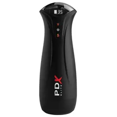 Електронен мастурбатор Fuck-Gasm PDX Elite – автоматично засмукване, вибрации, 24,5 см, черен