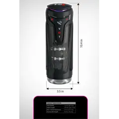 Електронен мастурбатор Moto-Bator Pro PDX Elite – тласкащо движение, вибрации, затопляне, 26,5 см