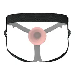 Страпон удебелител 24 см Hollow Strap-On Fantasy X-Tensions Elite, двоен силикон, телесен