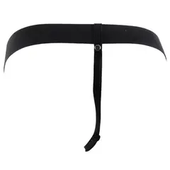 Вибриращ кух страпон колан 19 см с тестиси за удължаване и пегинг Hollow Strap-On with Balls Fetish Fantasy Series – телесен/черен