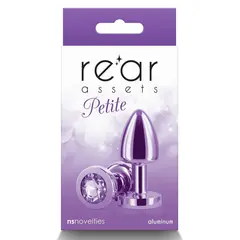 Метален анален разширител Rear Assets, Лилав, Размер S, 6 см.