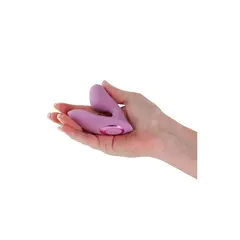 Вибратор с клиторен стимулатор Desire Demure, Розов, 7 Функции