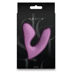 Вибратор с клиторен стимулатор Desire Demure, Розов, 7 Функции