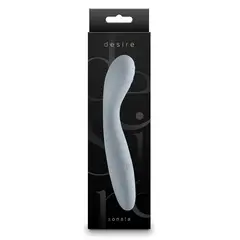 Вибратор за G-точка Desire Sonata Fog, Сив, 17.6 см