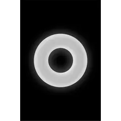 Светещ пенис ринг Firefly Bubble Ring Бял, размер M