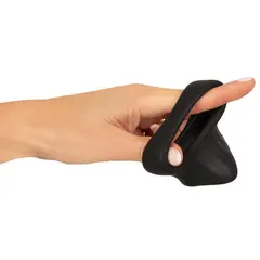 Силиконов пенис ринг с Ball Stretcher за тестиси Erecto