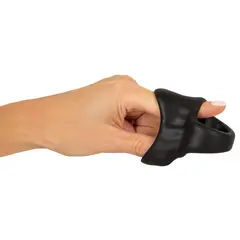 Силиконов пенис ринг с Ball Stretcher за тестиси Erecto