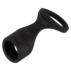 Силиконов пенис ринг с ръкав и стимулатор Erecto