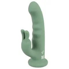 Въртящ се вибратор заек LUVIO, 10 режима, турбо бутон, вакуумна основа