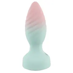 Вибриращ Butt Plug JUVELA, дистанционно, 10 режима, анален стопер, скъпоценен камък