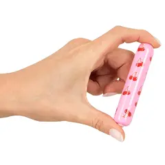 Мини вибратор CHERRY, 10 режима, дизайн черешки, компактен и мощен