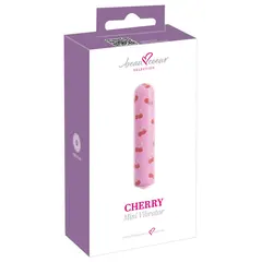 Мини вибратор CHERRY, 10 режима, дизайн черешки, компактен и мощен