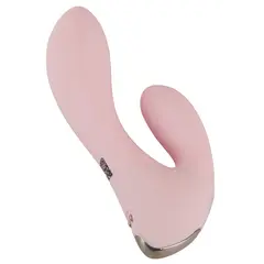 Мини вибратор заек CERYA, 10 режима, двойна стимулация, презареждаем