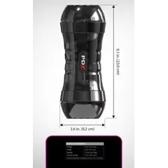 Мастурбатор двоен Super Flip-A-Pussy Over PDX Extreme – вагина и анус, 26 см, светъл тен