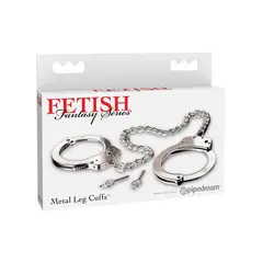 Метални белезници за крака Fetish Fantasy, сребристи, стоманени