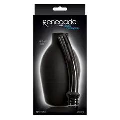 Анален душ с голям капацитет Renegade Body Cleanser, 355 мл, Черен