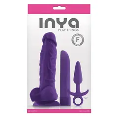 Комплект Секс Играчки от 3 части Inya Play Things, Лилав