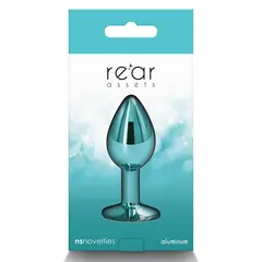 Анален разширител Rear Assets, 7,1 см, Тюркоазен кристал