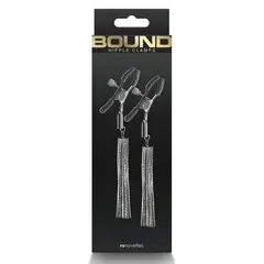 Метални щипки за зърна Bound Nipple Clamps D2, Сив