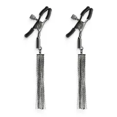Метални щипки за зърна Bound Nipple Clamps D2, Сив