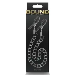 Регулируеми щипки за зърна с верижка Bound DC2, Gunmetal