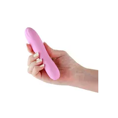 Компактен силиконов вибратор Desire Destiny, 14.5 см, 10 режима, Розов