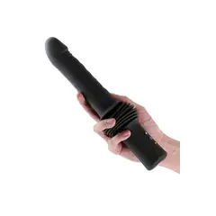 Секс машина с тласъци и подгряване Renegade Super Stroker, Черен