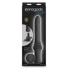 Секс машина с тласъци и подгряване Renegade Super Stroker, Черен