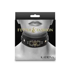 Нашийник Katrina Collar, Колекция Fetish & Fashion, Черен