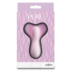 Силиконов вибратор PURE Eden, 10 функции, 9,4 см, Лилав