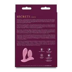 Силиконов вибратор с дистанционно управление Secrets Rain, 10 функции, 11,3 см, Розов