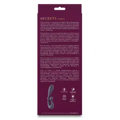 Вибратор заек Secrets Forte, 20 режима, 19,8 см,https://sextoys.bg/tango?dispatch=products.update&product_id=1034 Сив
