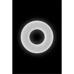 Фосфоресциращ пенис ринг Firefly Bubble Ring, Размер S, Бял