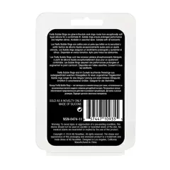 Фосфоресциращ пенис ринг Firefly Bubble Ring, Размер S, Бял