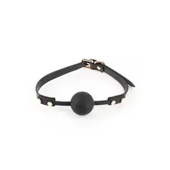 BDSM топка за уста Fetish & Fashion Janice, Черен