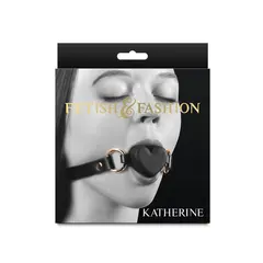 Еротичен Наустник с форма на сърце Fetish & Fashion Katherine Черен