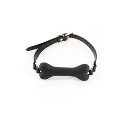 Еротична топка за уста с форма на кокал Fetish & Fashion Roseanne Черен