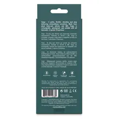 Вибриращ анален разширител с гъвкав дизайн Lust-n-Dreams Tango, Кафяв, 11.5 см.