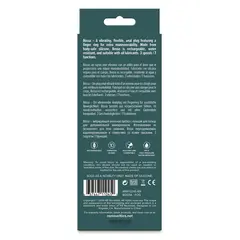 Вибриращ анален разширител с пръстен за контрол Lust-n-Dreams Bossa, Бял, 12.5 см.