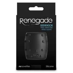 Вибриращ пенис ринг Renegade Sidekick, 10 функции, Черен