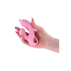 Вибратор Заек Gold-n-Dreams Agatha, Розов