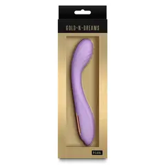Вибратор за G-точка Gold-n-Dreams Pearl, 10 функции, 18,9 см, Лилав