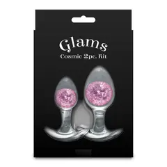 Комплект силиконови анални разширители Glams Trainer Kit – Розов, 2 части