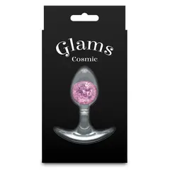 Силиконов анален разширител Glams, Розов, Размер S, 8.1 см.