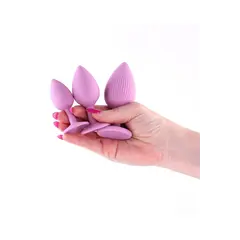 Комплект анални разширители Inya Triple Ace Kit, 3 броя, Розов